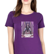 Load image into Gallery viewer, Jessica Jones T-Shirt for Women-Purple-Ektarfa.online
