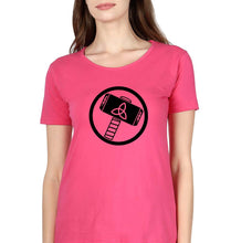 Load image into Gallery viewer, Thor Superhero T-Shirt for Women-Pink-Ektarfa.online
