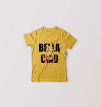 Load image into Gallery viewer, Money Heist Bella Ciao Kids T-Shirt for Boy/Girl-Golden Yellow-Ektarfa.online
