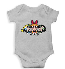 Load image into Gallery viewer, Powerpuff Girls Kids Romper For Baby Boy/Girl-0-5 Months(18 Inches)-Grey-Ektarfa.online
