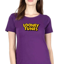 Load image into Gallery viewer, Looney Tunes T-Shirt for Women-Purple-Ektarfa.online
