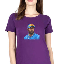 Load image into Gallery viewer, Hardik Pandya T-Shirt for Women-Purple-Ektarfa.online
