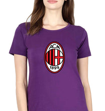 Load image into Gallery viewer, A.C. Milan T-Shirt for Women-Purple-Ektarfa.online
