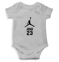 Load image into Gallery viewer, Michael Jordan Kids Romper For Baby Boy/Girl-0-5 Months(18 Inches)-Grey-Ektarfa.online
