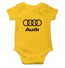 Load image into Gallery viewer, Audi Kids Romper For Baby Boy/Girl-0-5 Months(18 Inches)-Yellow-Ektarfa.online
