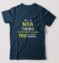 Load image into Gallery viewer, NDA Army T-Shirt for Men-Petrol Blue-Ektarfa.online
