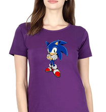 Load image into Gallery viewer, Sonic T-Shirt for Women-Purple-Ektarfa.online
