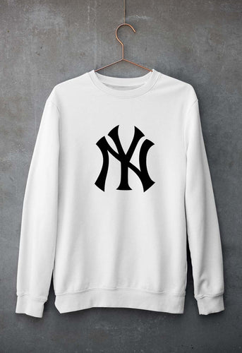 New York Yankees Unisex Sweatshirt for Men/Women-White-Ektarfa.online