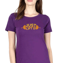 Load image into Gallery viewer, Gym T-Shirt for Women-Purple-Ektarfa.online
