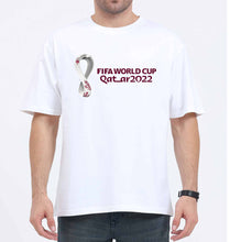 Load image into Gallery viewer, FIFA World Cup Qatar 2022 Oversized T-Shirt for Men-White-Ektarfa.online
