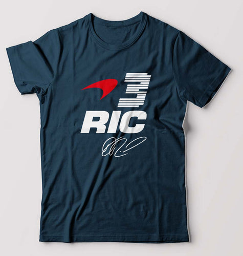 Daniel Ricciardo T-Shirt for Men-Petrol Blue-Ektarfa.online