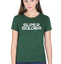 Load image into Gallery viewer, Super Soldier T-Shirt for Women-Dark Green-Ektarfa.online
