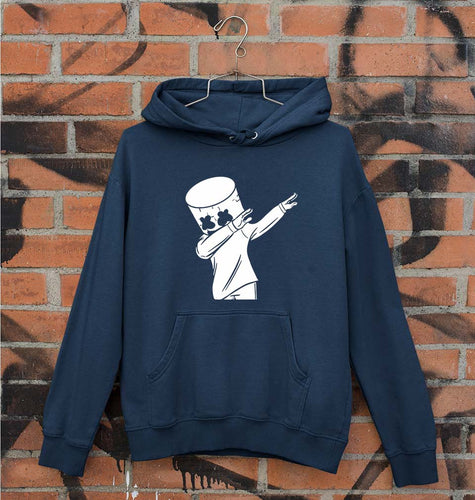 Dab Marshmello Unisex Hoodie for Men/Women-Navy Blue-Ektarfa.online