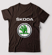 Load image into Gallery viewer, Skoda T-Shirt for Men-Coffee Brown-Ektarfa.online
