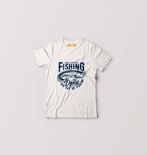 Load image into Gallery viewer, Fishing Kids T-Shirt for Boy/Girl-White-Ektarfa.online
