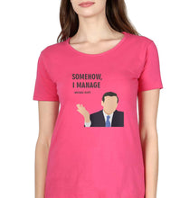 Load image into Gallery viewer, Michael Scott T-Shirt for Women-Pink-Ektarfa.online
