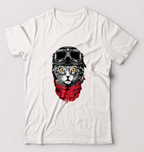 Load image into Gallery viewer, Cat T-Shirt for Men-White-Ektarfa.online
