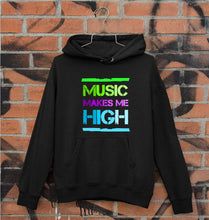 Load image into Gallery viewer, Music Makes me High Unisex Hoodie for Men/Women-Black-Ektarfa.online
