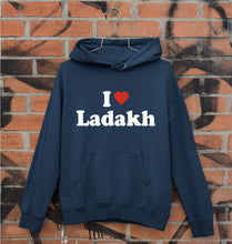 Load image into Gallery viewer, I Love Ladakh Unisex Hoodie for Men/Women-Navy Blue-Ektarfa.online
