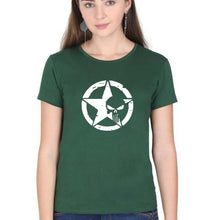 Load image into Gallery viewer, Punisher T-Shirt for Women-Dark Green-Ektarfa.online

