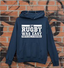 Load image into Gallery viewer, Rugby Unisex Hoodie for Men/Women-Navy Blue-Ektarfa.online
