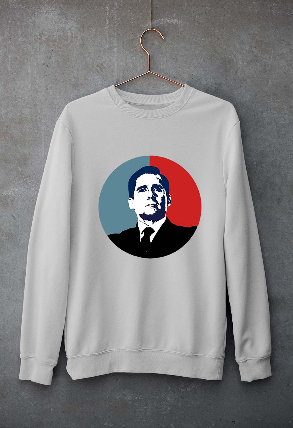 Michael Scott Unisex Sweatshirt for Men/Women-Grey Melange-Ektarfa.online