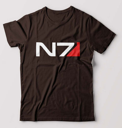 N7 T-Shirt for Men-Coffee Brown-Ektarfa.online