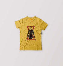 Load image into Gallery viewer, Black Widow Kids T-Shirt for Boy/Girl-Golden Yellow-Ektarfa.online
