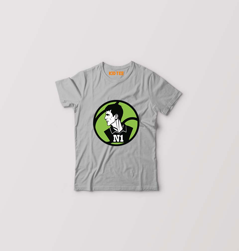 Novak Djokovic Kids T-Shirt for Boy/Girl-Grey-Ektarfa.online