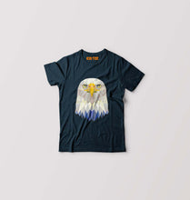 Load image into Gallery viewer, TRIANGLE_EAGLE Kids T-Shirt for Boy/Girl-Petrol Blue-Ektarfa.online
