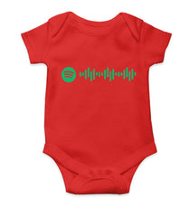 Load image into Gallery viewer, Spotify Kids Romper For Baby Boy/Girl-0-5 Months(18 Inches)-RED-Ektarfa.online
