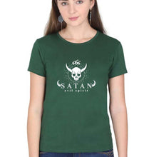Load image into Gallery viewer, O-Parts Hunter 666 Satan T-Shirt for Women-Dark Green-Ektarfa.online
