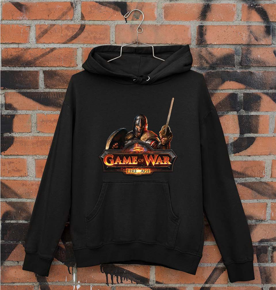 Game of War Unisex Hoodie for Men/Women-Black-Ektarfa.online