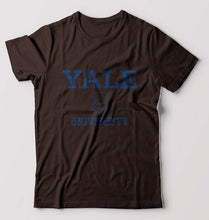 Load image into Gallery viewer, Yale University T-Shirt for Men-Coffee Brown-Ektarfa.online
