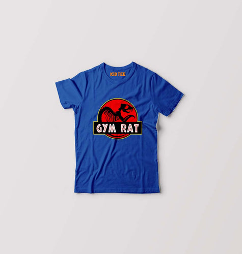 Gym Rat Kids T-Shirt for Boy/Girl-Royal Blue-Ektarfa.online