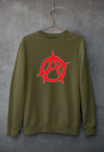Load image into Gallery viewer, Anarchy Unisex Sweatshirt for Men/Women-Olive Green-Ektarfa.online

