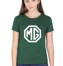 Load image into Gallery viewer, Morris Garages(MG) T-Shirt for Women-Dark Green-Ektarfa.online
