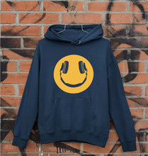 Load image into Gallery viewer, Emoji Headphone Music Unisex Hoodie for Men/Women-Navy Blue-Ektarfa.online
