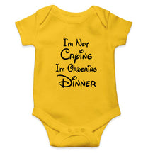 Load image into Gallery viewer, I M Not Crying Kids Romper For Baby Boy/Girl-0-5 Months(18 Inches)-Yellow-Ektarfa.online
