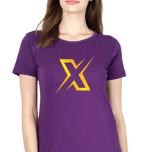 Load image into Gallery viewer, Battlegrounds Mobile India (BGMI) T-Shirt for Women-Purple-Ektarfa.online
