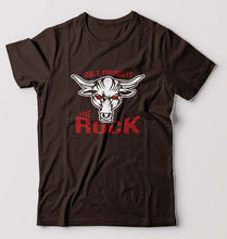 Load image into Gallery viewer, The Rock T-Shirt for Men-Coffee Brown-Ektarfa.online
