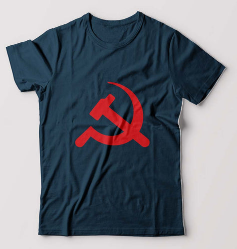 Communist party T-Shirt for Men-Petrol Blue-Ektarfa.online