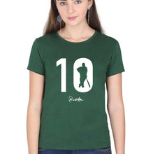 Load image into Gallery viewer, Sachin Tendulkar T-Shirt for Women-Dark Green-Ektarfa.online
