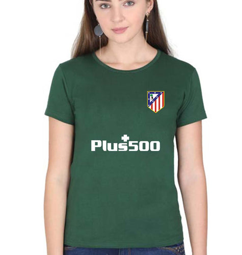 Atletico Madrid 2021-22 T-Shirt for Women-Dark Green-Ektarfa.online