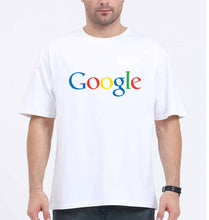 Load image into Gallery viewer, Google Oversized T-Shirt for Men-White-Ektarfa.online
