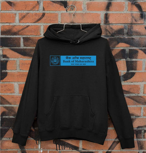 Bank of Maharashtra Unisex Hoodie for Men/Women-Black-Ektarfa.online