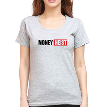 Load image into Gallery viewer, Money Heist T-Shirt for Women-Grey Melange-Ektarfa.online
