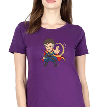 Load image into Gallery viewer, Doctor Strange Superhero T-Shirt for Women-Purple-Ektarfa.online
