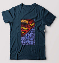 Load image into Gallery viewer, Superman Superhero T-Shirt for Men-Petrol Blue-Ektarfa.online
