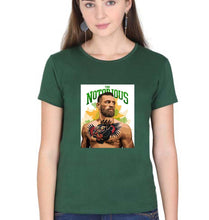 Load image into Gallery viewer, Conor McGregor UFC MMA T-Shirt for Women-Dark Green-Ektarfa.online
